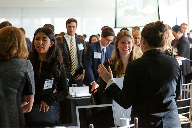 More than 200 students traveled to New York in October to participate in Tulane Takeover: NYC, a networking and career development event co-sponsored by the Career Management Center. Photo by Michael Jurick.
