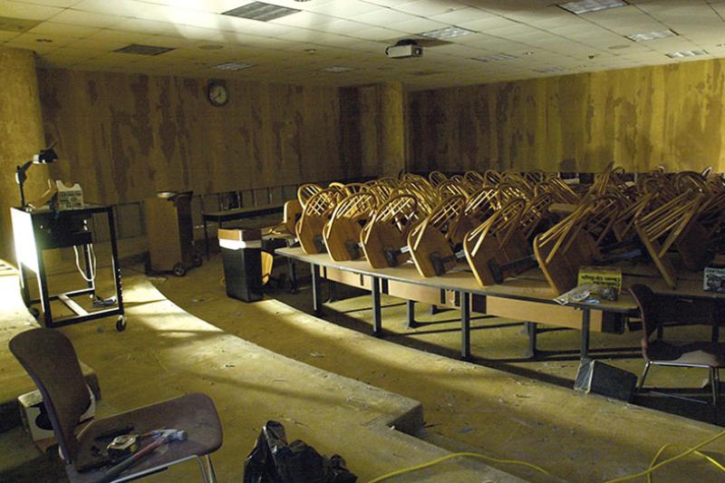 Business School Classroom After Katrina