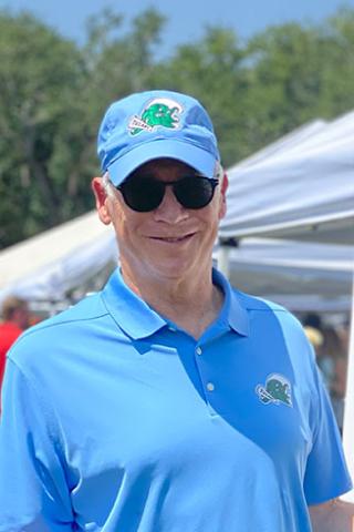 Harold Asher at Tailgating Event
