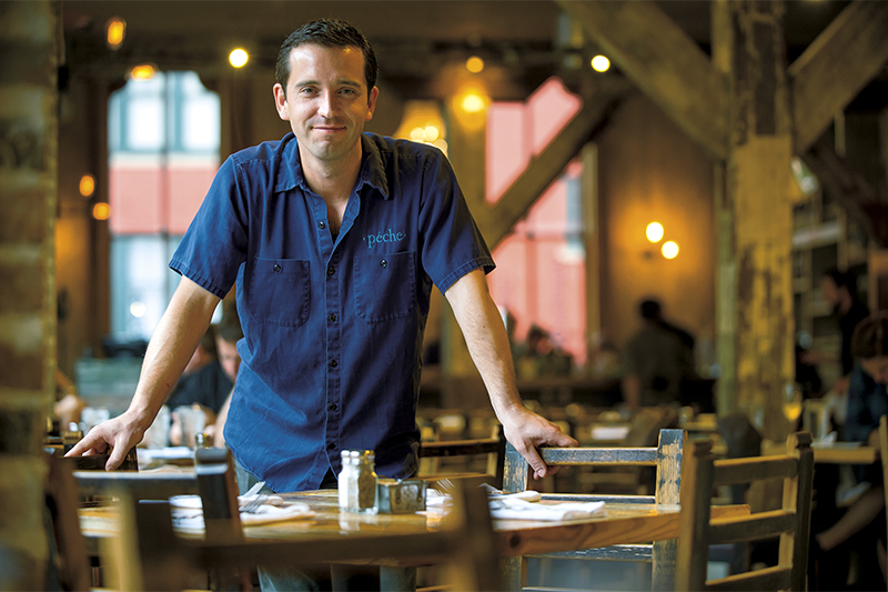 Brian Burns is chef de cuisine at Pêche Seafood Grill, which in 2014 was named Best New Restaurant in Ame</body></html>