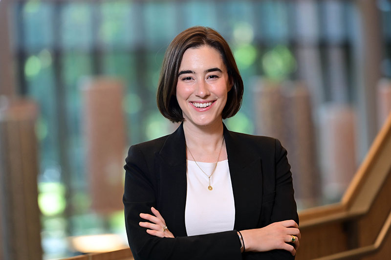 Lisa LaViers photographed in Goldring/Woldenberg Business Complex