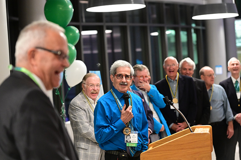 Don Sylvester speaks at 2022 Freeman Graduate Reunion Party