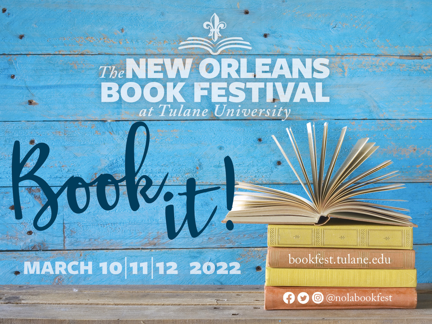 2022 New Orleans Bookfest at Tulane graphic