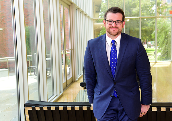 Rob Lalka photographed in Goldring/Woldenberg Business Complex