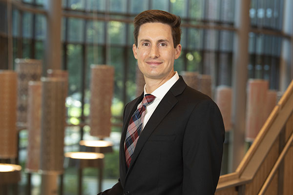 Chris Hydock photographed in Goldring/Woldenberg Business Complex