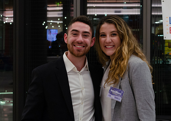 Sofia Viscuso (BSM ’22) and Matthew Friedman (BSM ’23) of Rize.