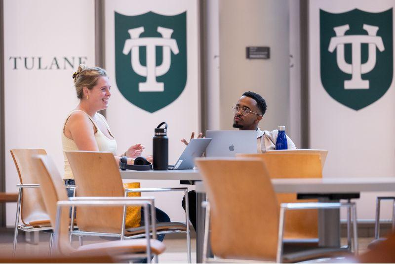 Freeman students socializing. 