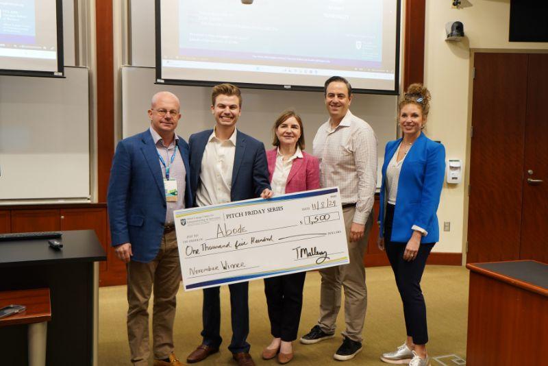 Abode team with judges