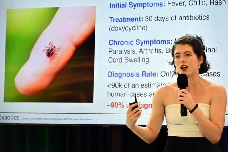 Dylan Murray presents during the final round of Pitch Friday. 