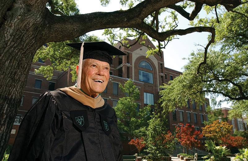 Henry St. Paul became one of the oldest -- if not the oldest -- graduates of the Freeman School's MBA program when he graduated in 2008.
