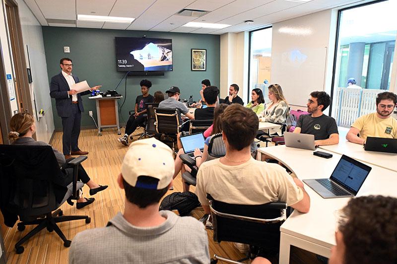 Rob Lalka teaches in Lepage Center Incubator