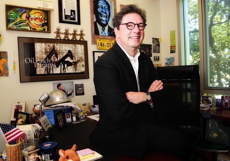 Peter Ricchiuti photographed in his office by Cheryl Gerber