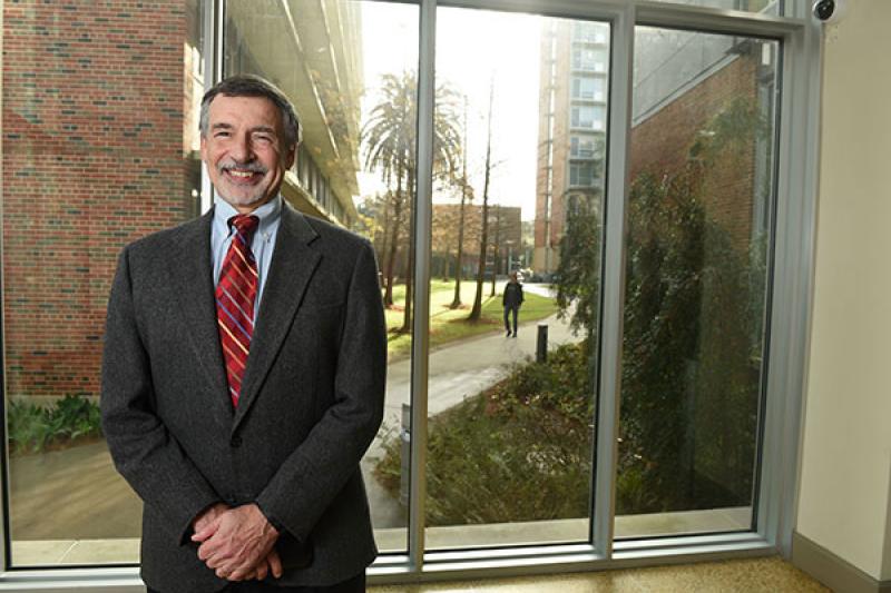 Russ Robins photographed in Goldring/Woldenberg Business Complex