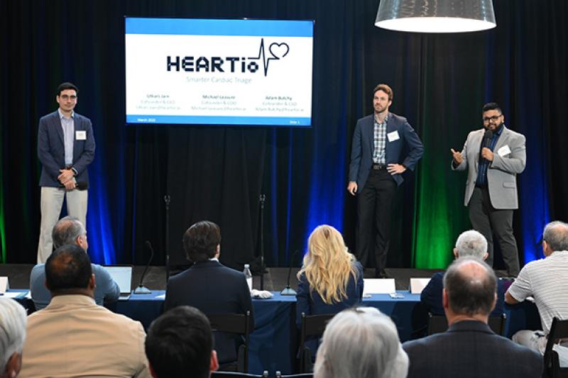 TBMC team Heartio pitches