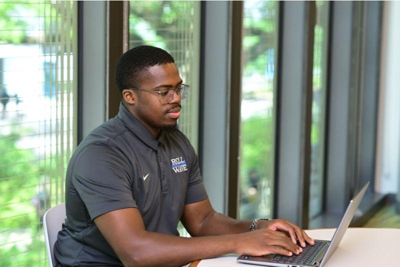 A graduate student applying for financial aid. 