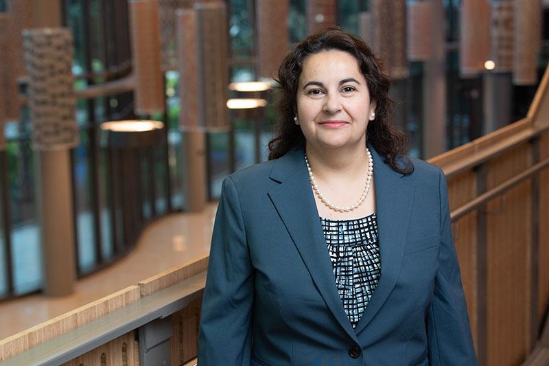 Portrait of Larisa Cioaca taken in Goldring/Woldenberg Business Complex