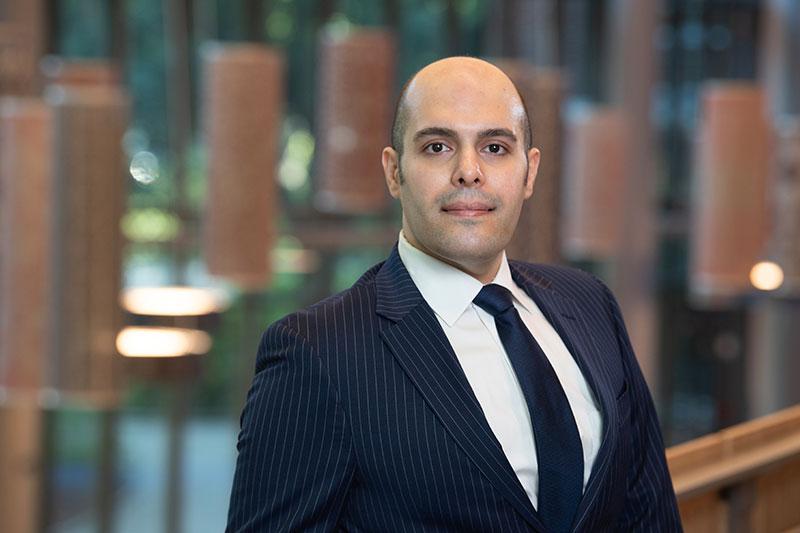 Navid Neshat Navid Neshat portrait taken in Goldring/Woldenberg Business Complex