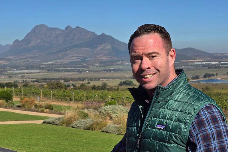 Corey Collier photograph with mountain in the background