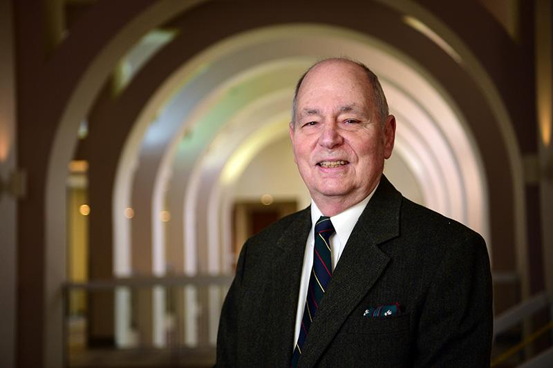 Eric Smith photographed in the Goldring/Woldenberg Business Complex