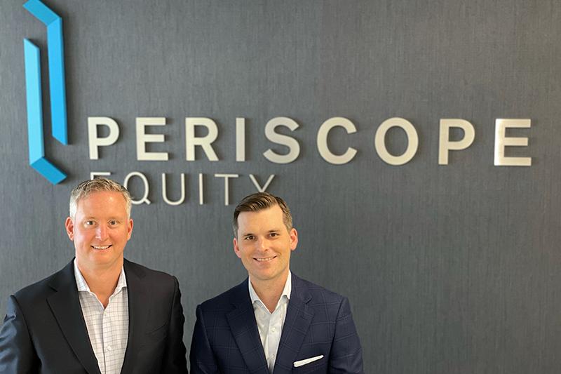 Freeman alumni Steve Jarmel (BSM '93), left, and John Findlay (BSM '07) of Periscope Equity