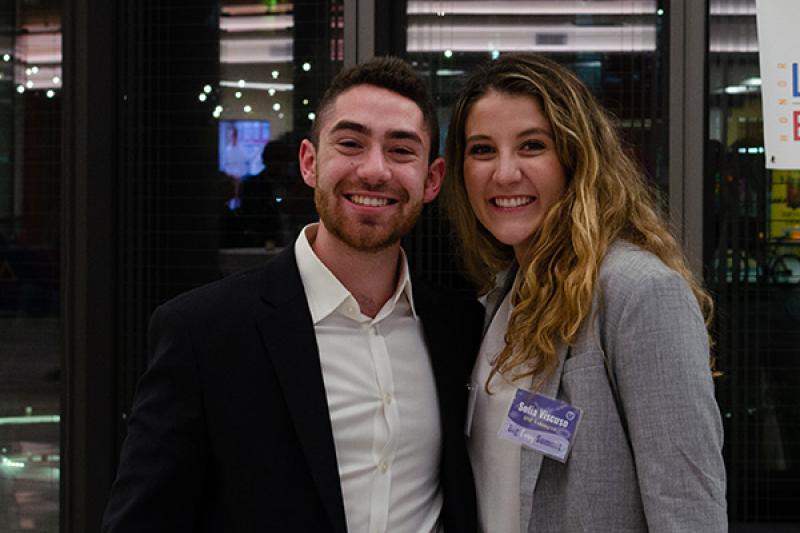 Sofia Viscuso (BSM ’22) and Matthew Friedman (BSM ’23) of Rize