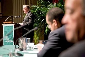 Ardent L. Bement Jr, director of the National Science Foundation, discussed the role of science and technology in growing the nation's economy.
