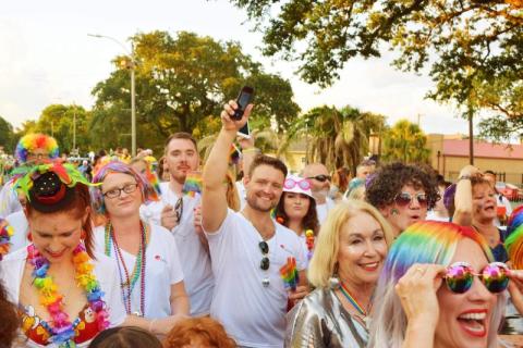 Rob Pettit during Pride 