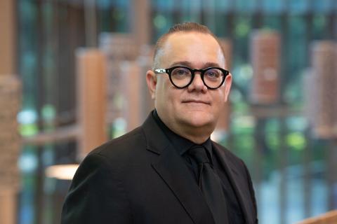 Matthew Higgins photographed in Goldring/Woldenberg Business Complex