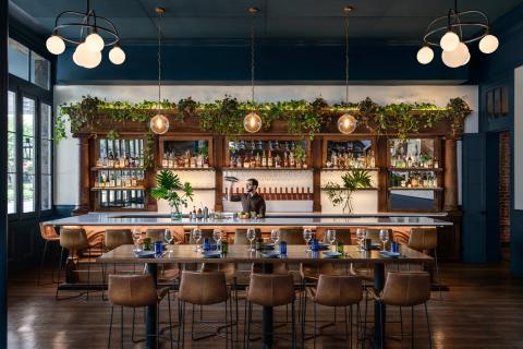 Copper Vine Bar