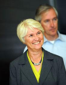 Lynn Hannan was invested as the Freeman School's first Ernst & Young Professor in Accounting.