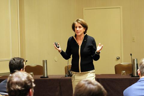 Jane Gasdanka, general manager, US Product Supply & Distribution, for Phillips 66 Commercial, delivered a morning presentation on managing teams as part of this year's Freeman Energy Expo.