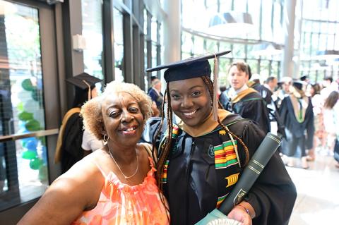 Graduate Ceremony Reception attendees