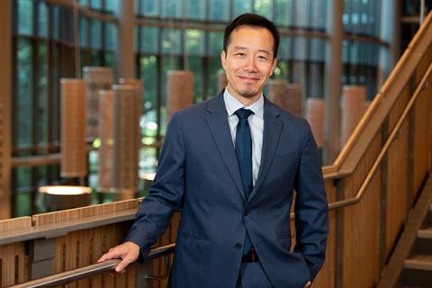 Ian Ho photographed in the Goldring/Woldenberg Business Complex