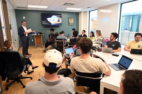 Rob Lalka teaches in Lepage Center Incubator