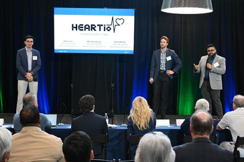 TBMC team Heartio pitches