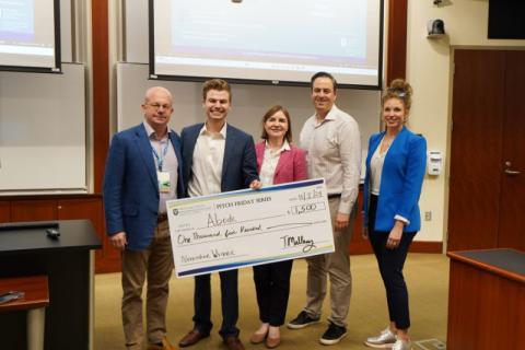 Abode team with judges