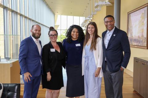 Alumni Panelists with Danielle Martin