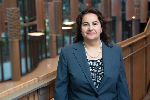 Portrait of Larisa Cioaca taken in Goldring/Woldenberg Business Complex
