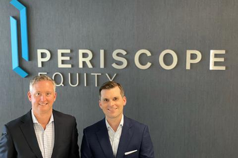 Freeman alumni Steve Jarmel (BSM '93), left, and John Findlay (BSM '07) of Periscope Equity