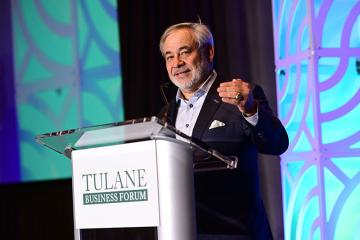 Dan Brouilette delivers keynote speech at 45th annual Tulane Business Forum