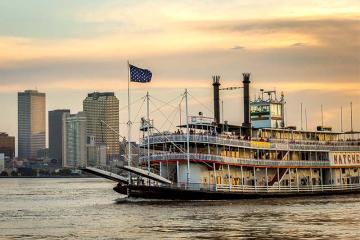 Riverboat on Mississippi River