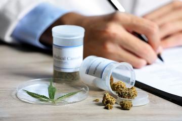 Stock photo of medical marijuana 