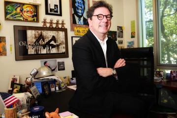 Peter Ricchiuti photographed in his office by Cheryl Gerber