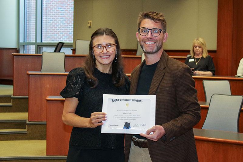 thumbnail for article Beta Gamma Sigma recognizes newest members