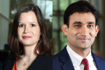 Composite image of Yatish Hegde and Claire Senot